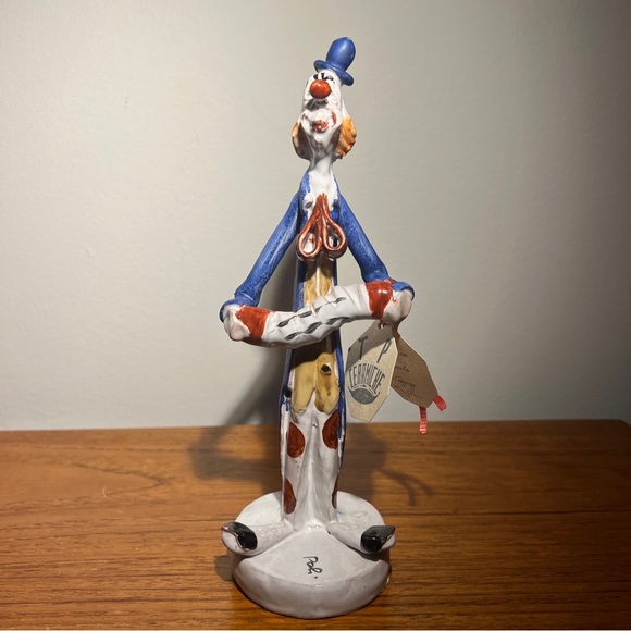 T P Ceramiche Poli Cesare figurine Vintage signed Italian artist New - Picture 4 of 12